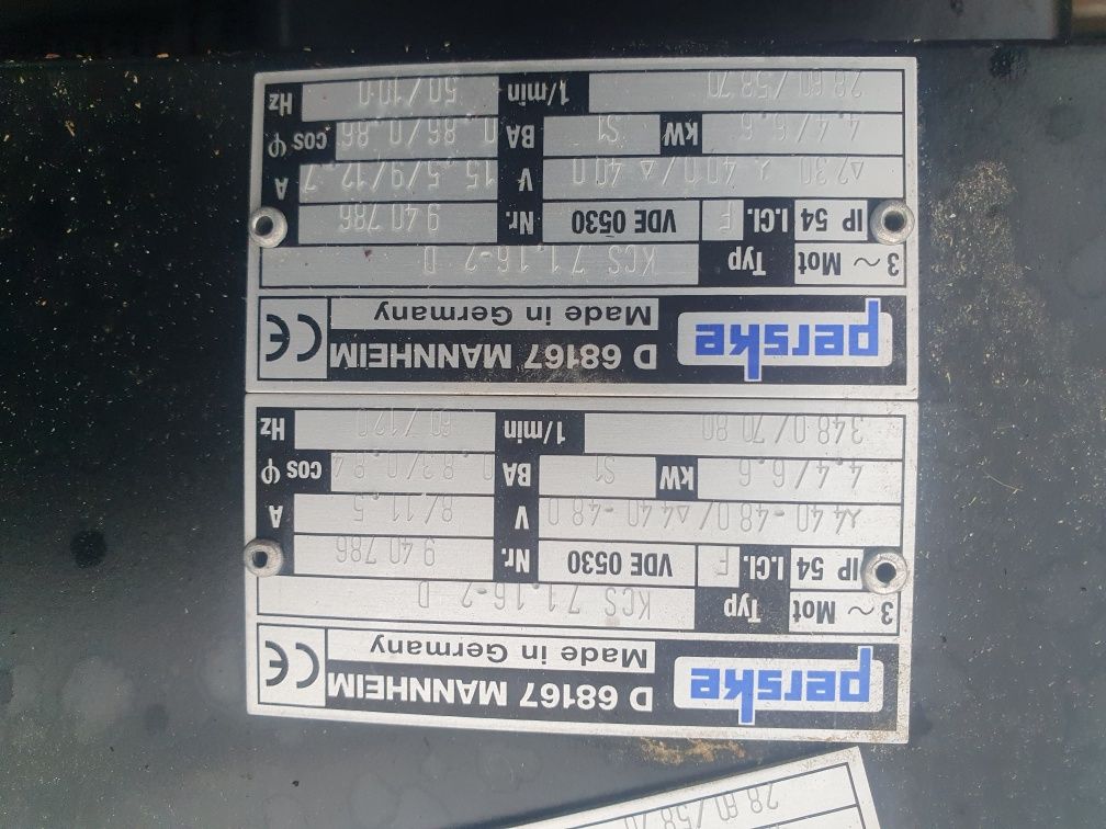 Silnik elektryczny Perske KNS 70.12-2 KCS 71.16-2 KCS 70.12-2