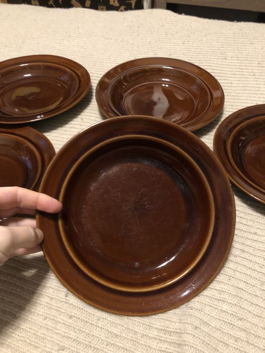 5 talerzy do zupy Porcelit Pruszków