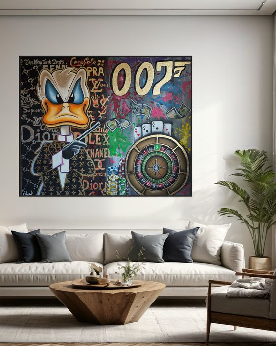 Kaczor Domald 160x130 duży ruletka żetony poker