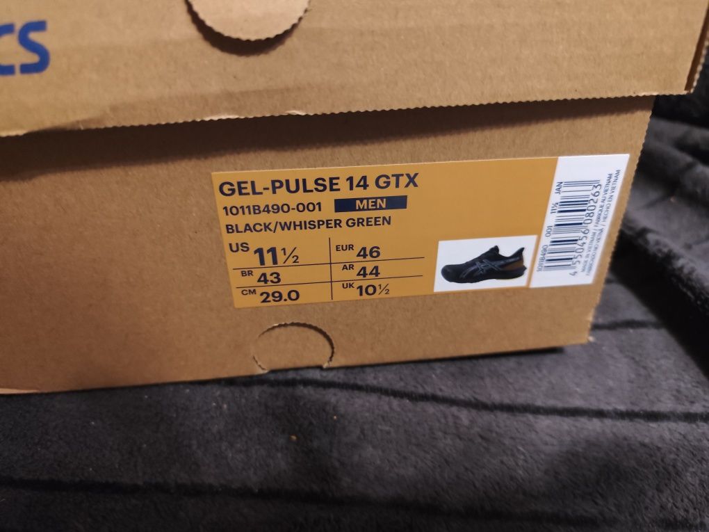 Нові ASICS Gel Pulse 14 GTX EUR 48, 46 Core - Tex