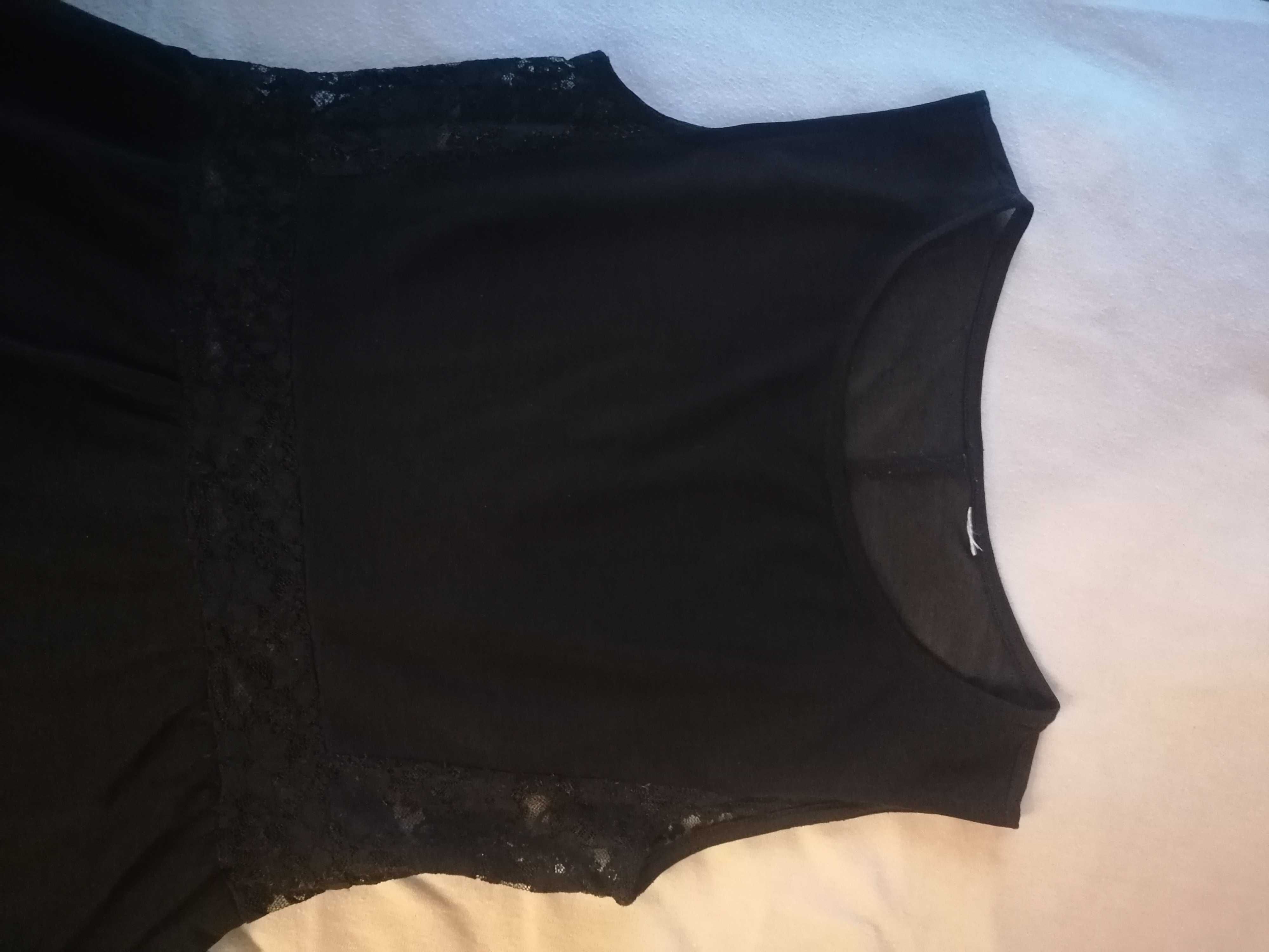 Sukienka czarna letnia elegancka zwiewna rozmiar S