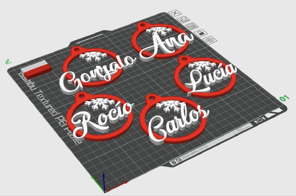 3D друк новорічних прикрас / ялинкових іграшок /