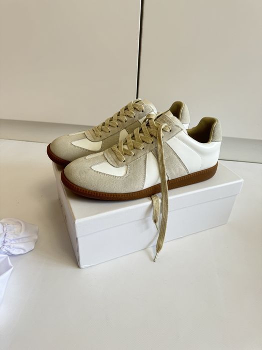 кеды Maison Margiela Gats mm6 white с balenciaga alyx  rick