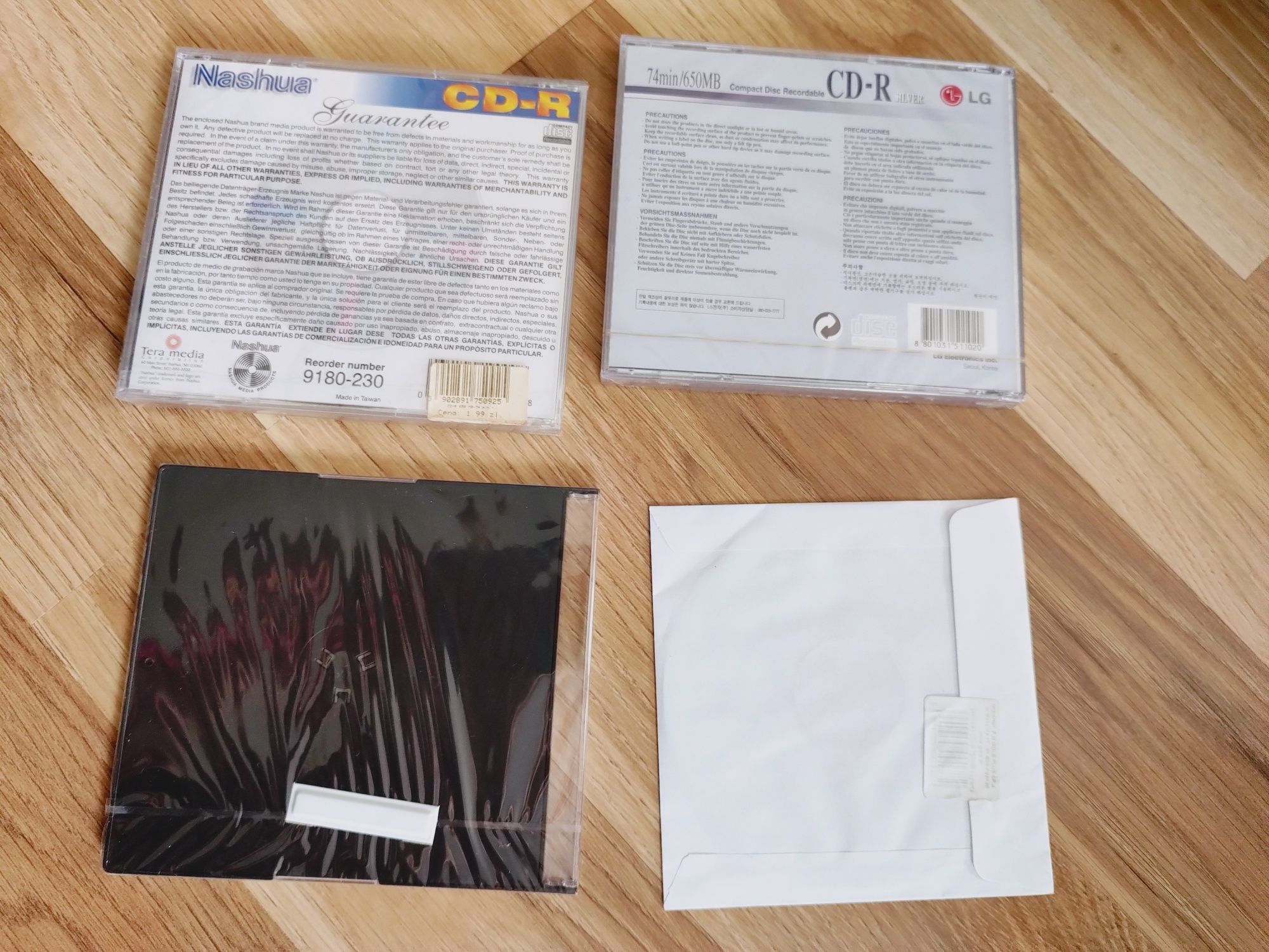 Nowe płyty CD i DVD czyste