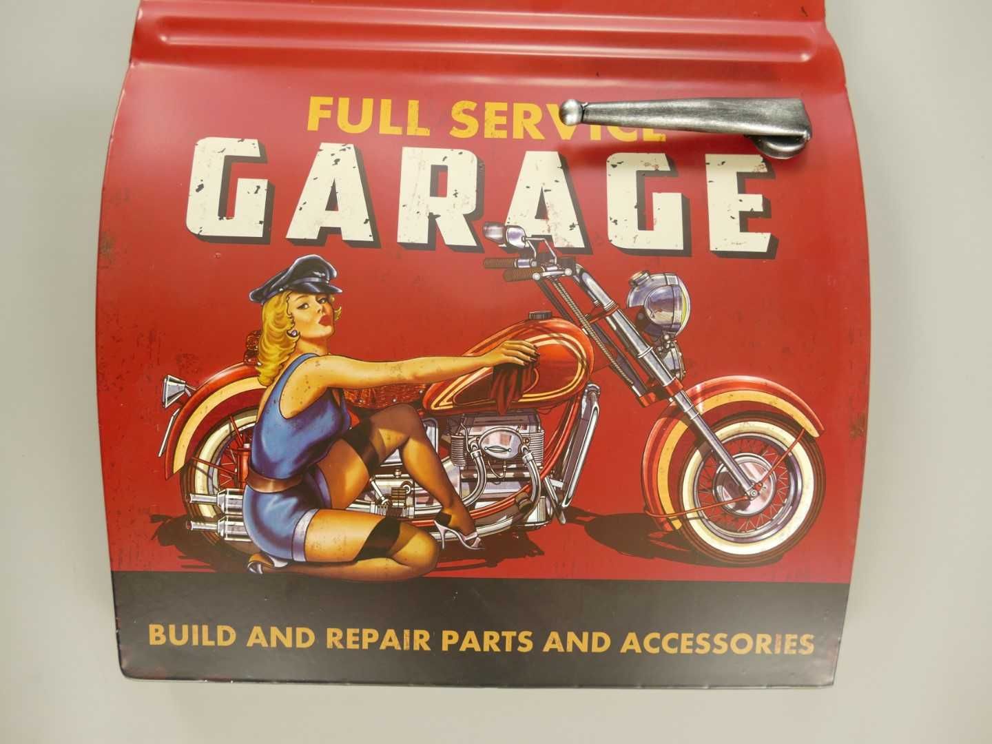 Drzwi metalowe stary samochód warsztat sklep  rekwizyt garage 2