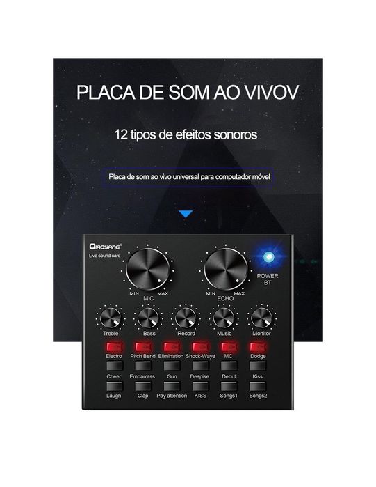 Placa de Som QA-T601