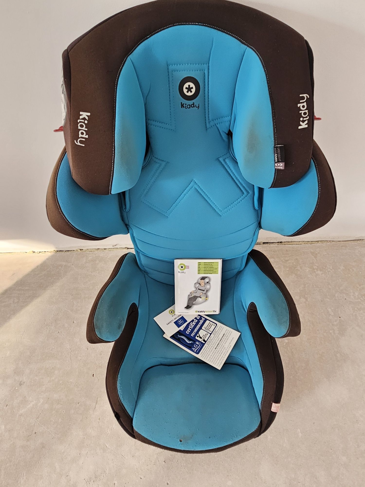 Fotelik Kiddy SmartFix 18-36 kg, z Isofix (niebieski)