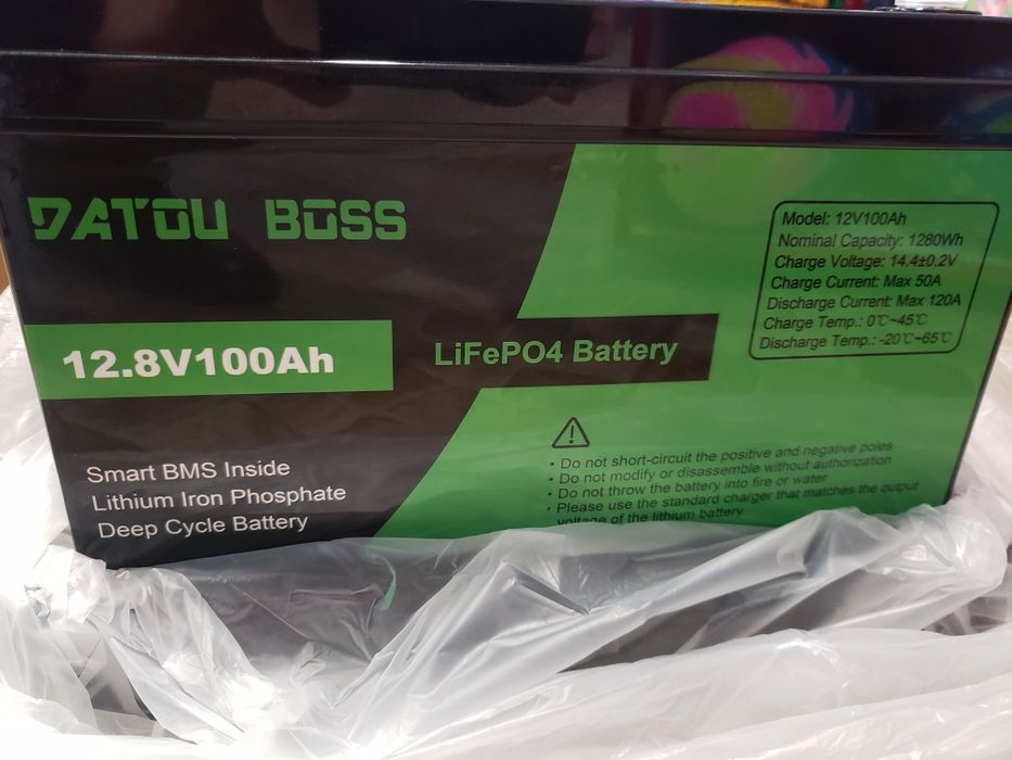 LiFePO4 АКБ 12В, 100Ач, Datou Boss, литий железо-фосфатный, Bms120A