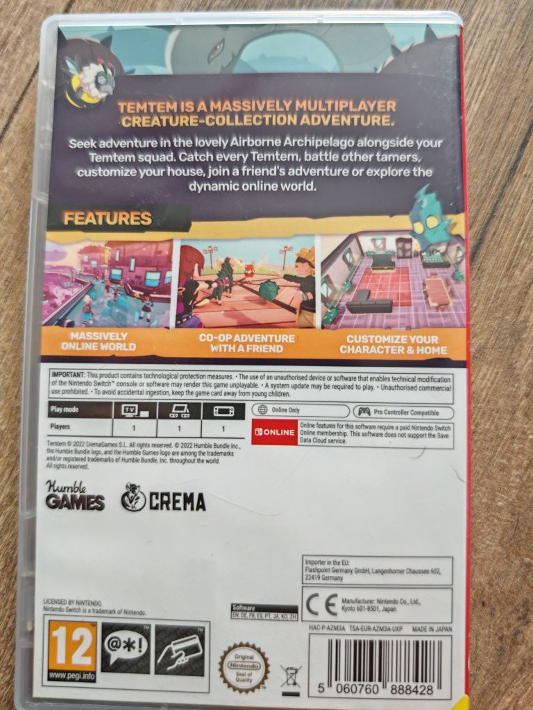 Temtem Nintendo Switch