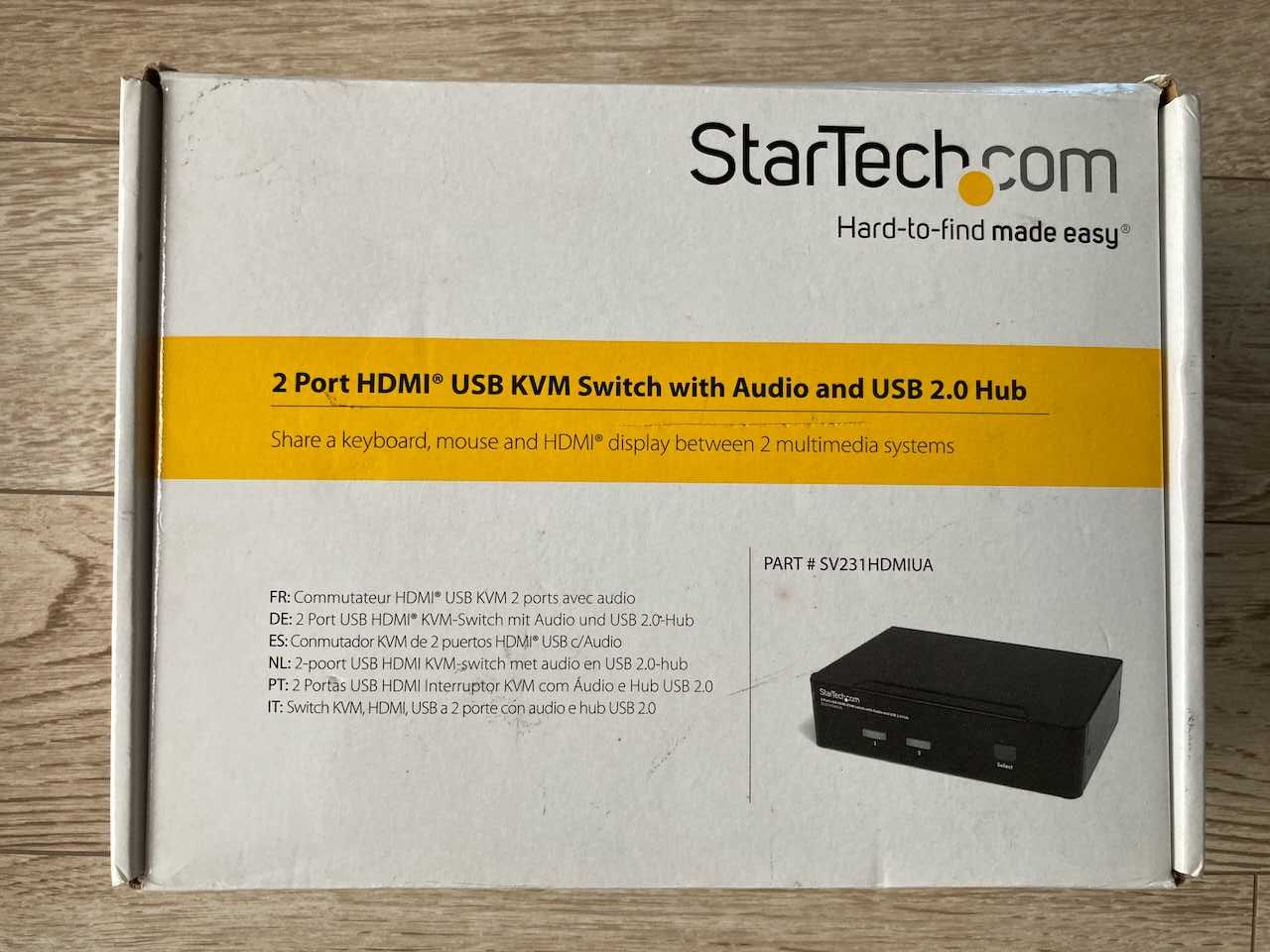 Przełącznik KVM StarTech HDMI SV231HDMIUA