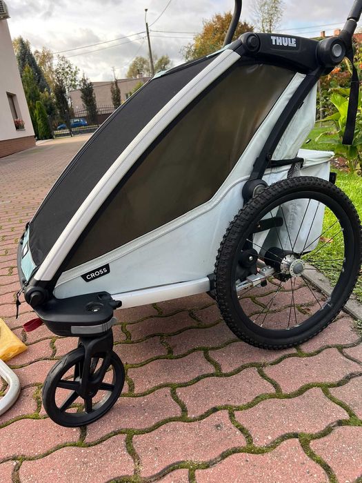 Dwuosobowa przyczepka Thule Chariot Cross 2 w kolorze Alaska