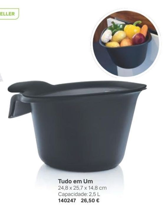 Tudo em Um - grande ajuda na cozinha Tupperware