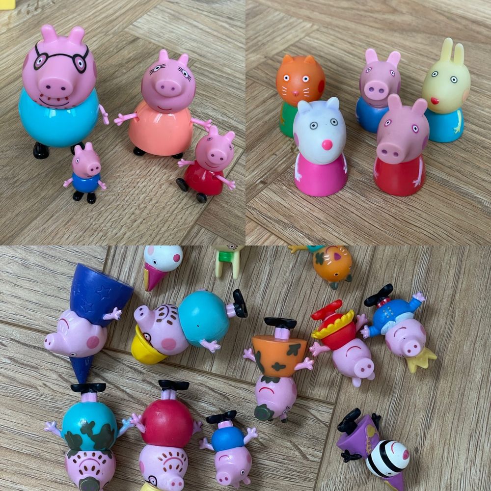 Свинка Пеппа Peppa Pig фігурки іграшки кіндер