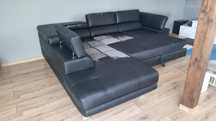 Narożnik rogówka sofa 270x230 funkcja spania