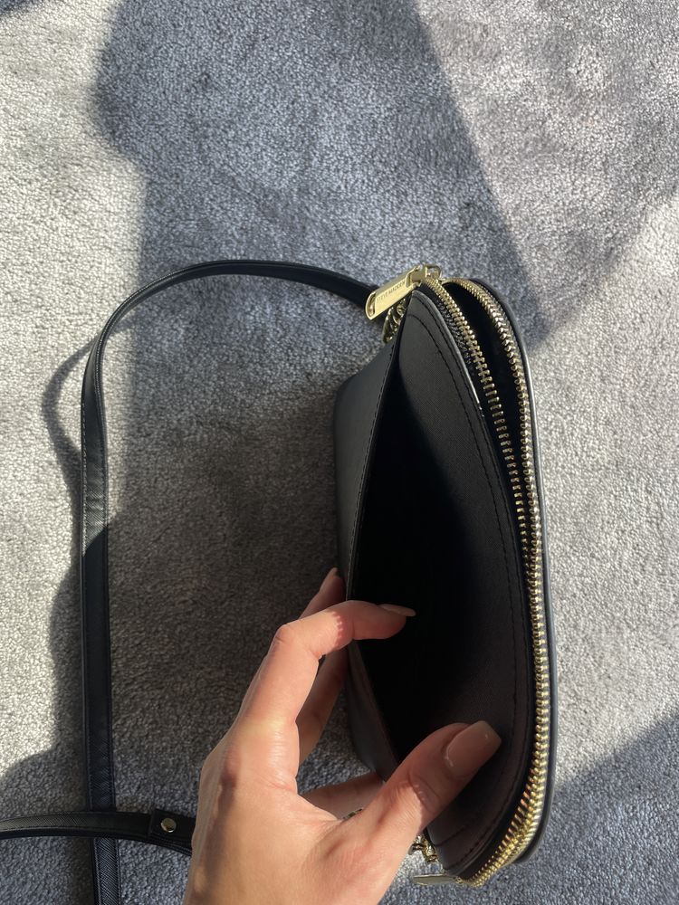 Steve Madden Torebka Crossbody czarna złota nowa