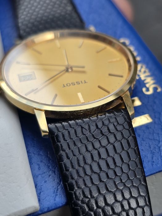 Złoty zegarek Tissot Goldrun 18k 750 + BOX