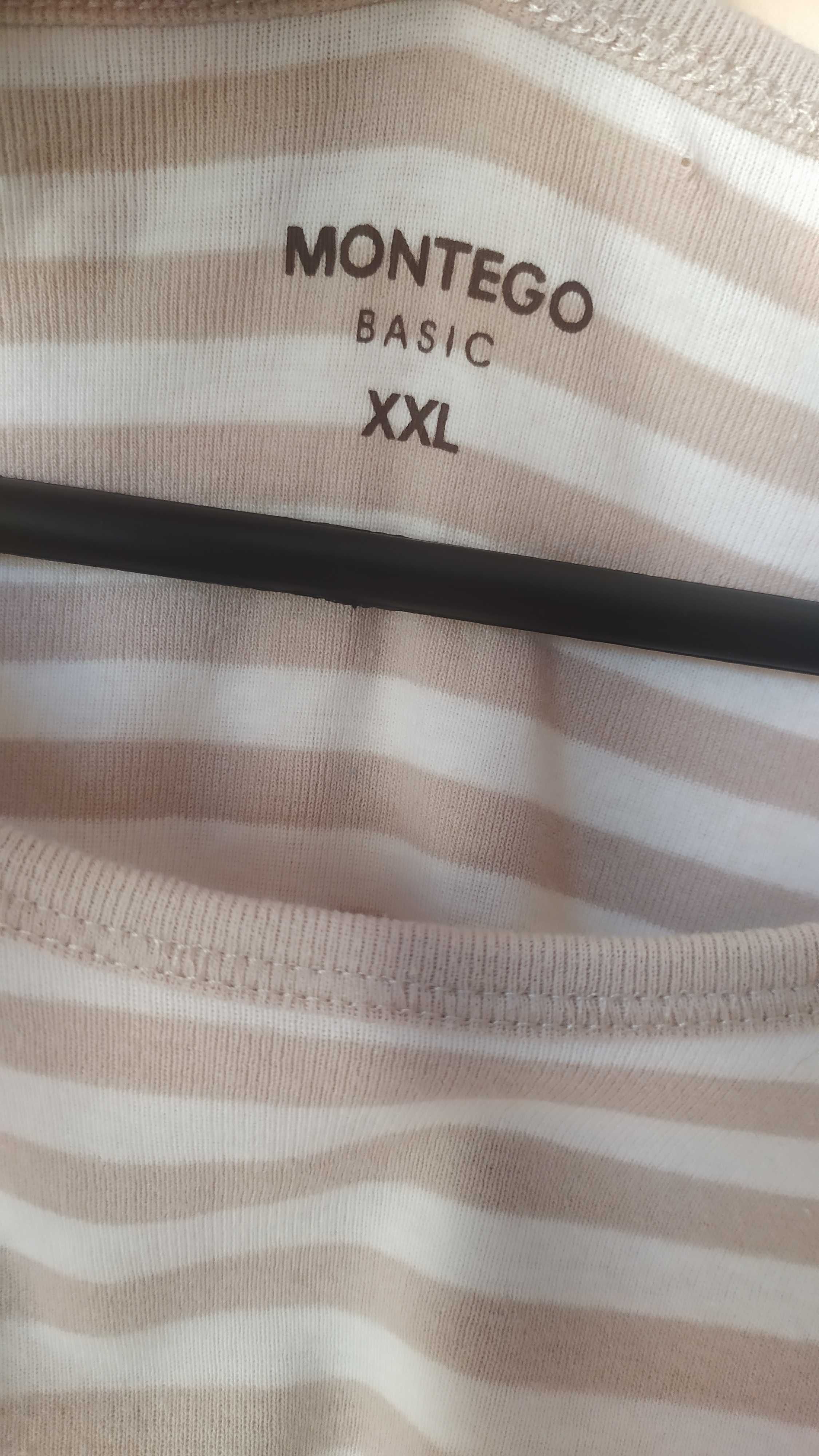 Bluzka T-shirt w paski , rozmiar XL/XXL