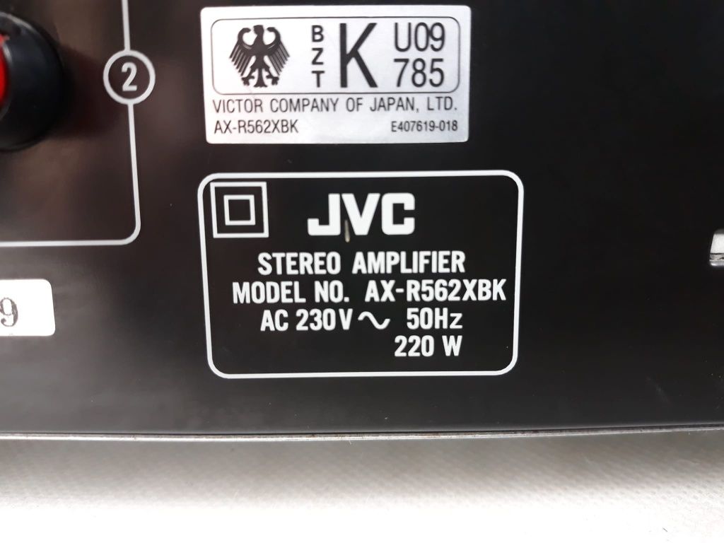 WZMACNIACZ JVC AX R 562 XBK Japan solidny 2x80W 4ohm Dobór Audio