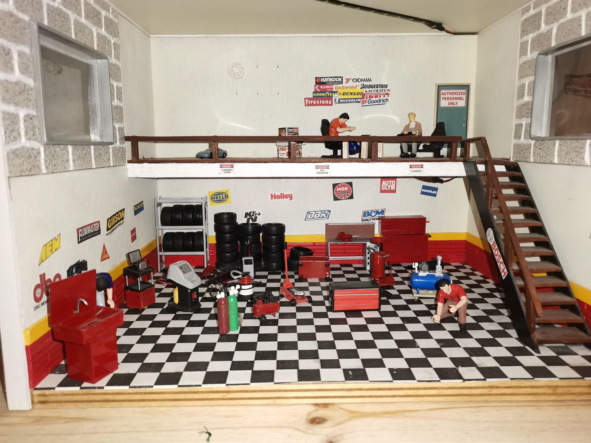 Escala 1/24 dioramas e acessórios