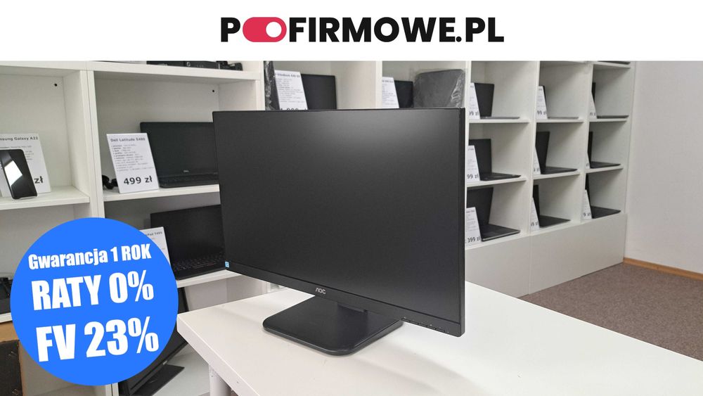 Bezramkowy monitor AOC 24P1 24" IPS Full HD Pivot HDMI Klasa A