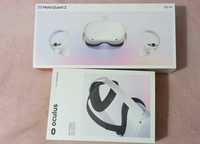 Oculus Quest 2 128GB+ Pasek Elite+ Oculus link cable