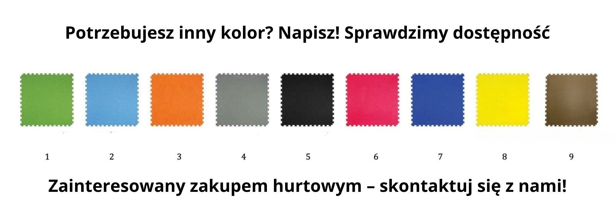 Mata piankowa- puzzle piankowe. Cena za 1 sztukę 100cm x 100cm