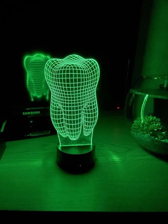 3D лампа, світильник