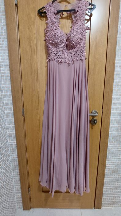 Vestido Cerimónia rosa velho