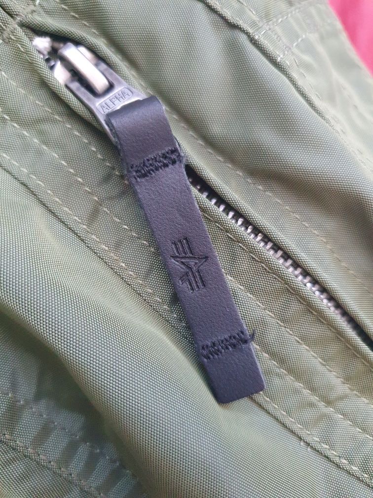 kurtka us army/flyers ALPHA INDUSTRIES - MA 1 SAGE GREEN/nowa