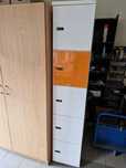 Szafa locker 1-kolumnowy 5 szafek - szafka BHP na kod, szyfr