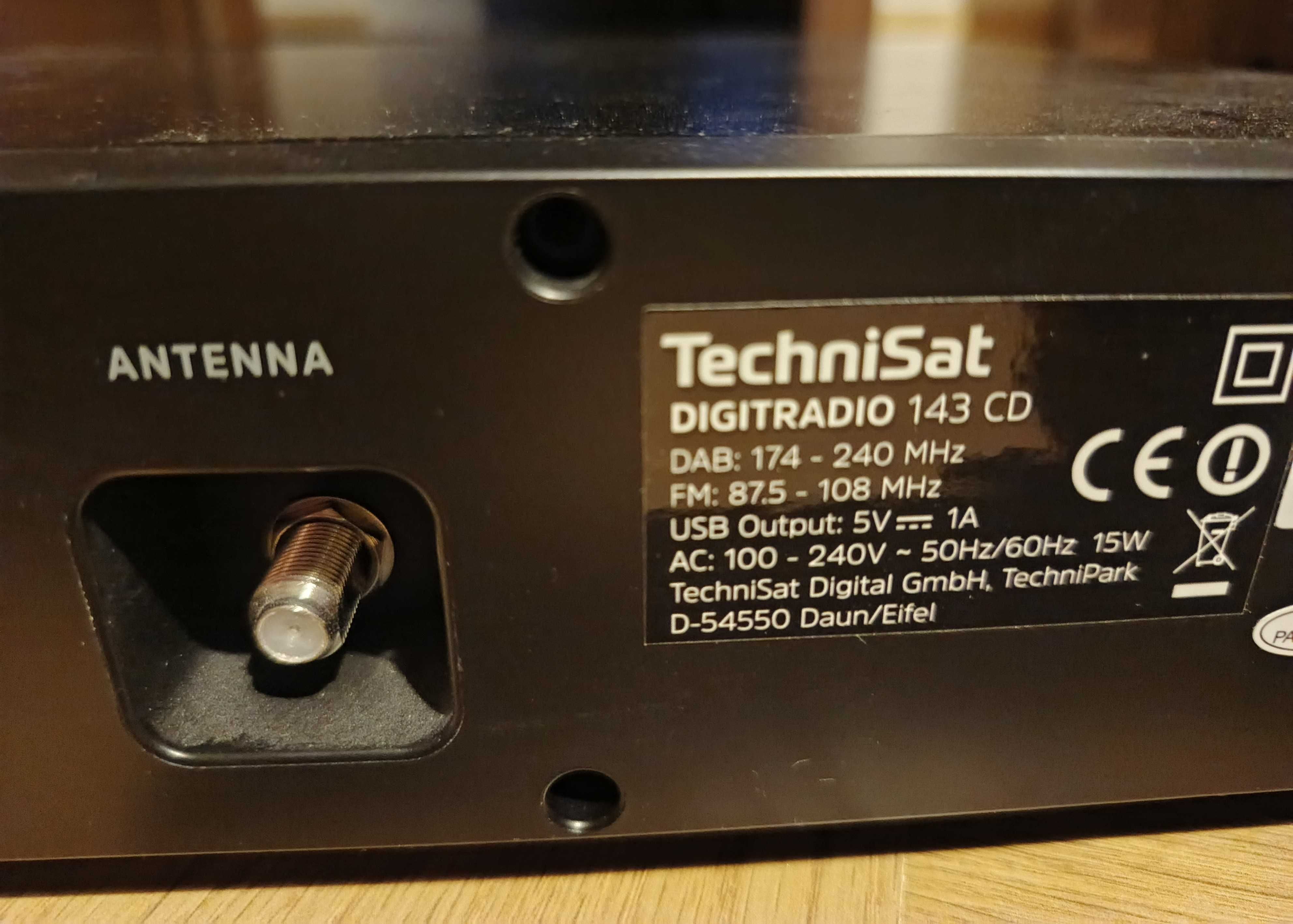Technisat 143 CD Radio internetowe spotify DAB USB Wifi bluetooth aux