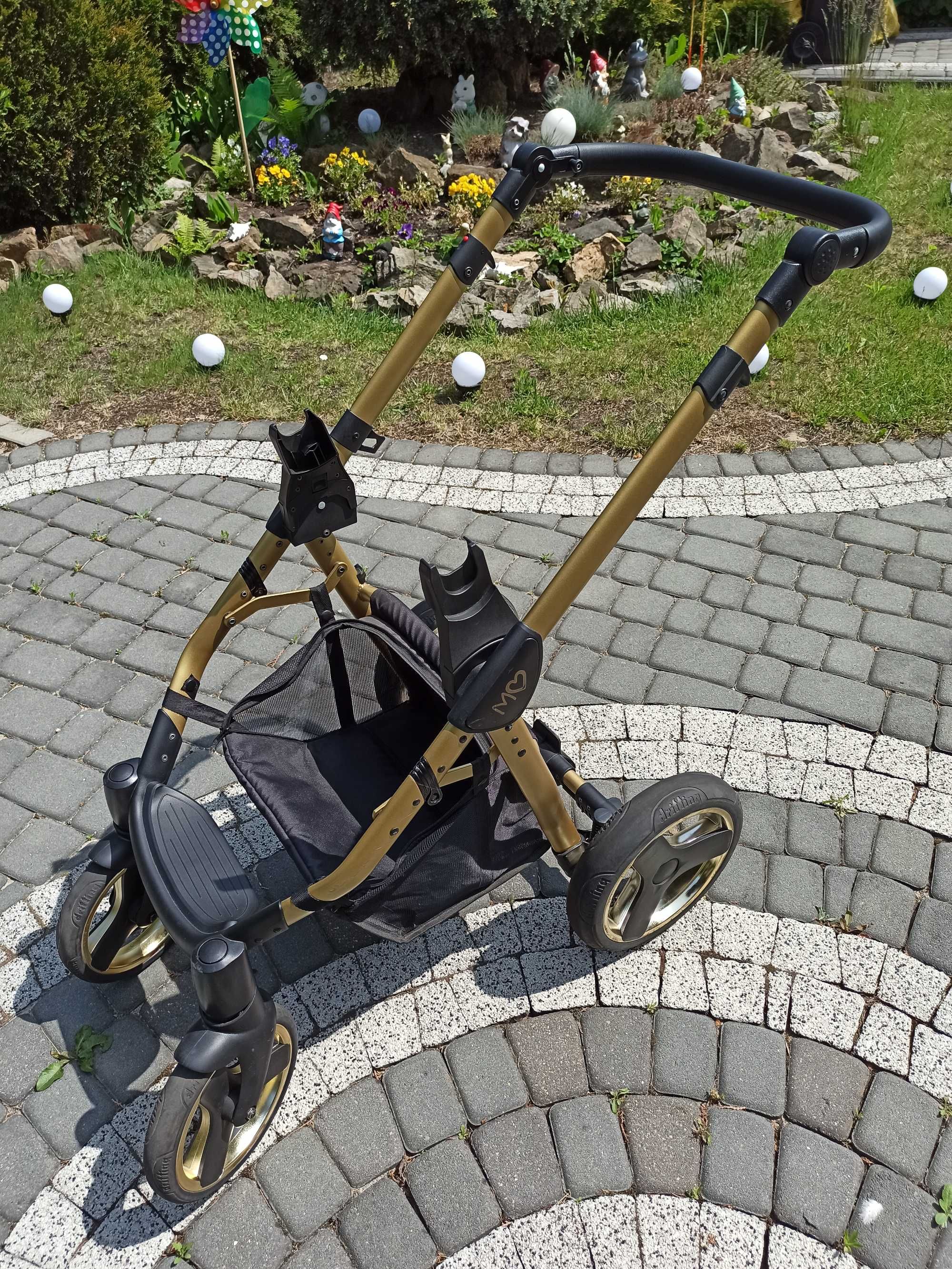 Wózek Babyactive Mommy Gold Magic 4w1 Kite +Baza jak NOWY