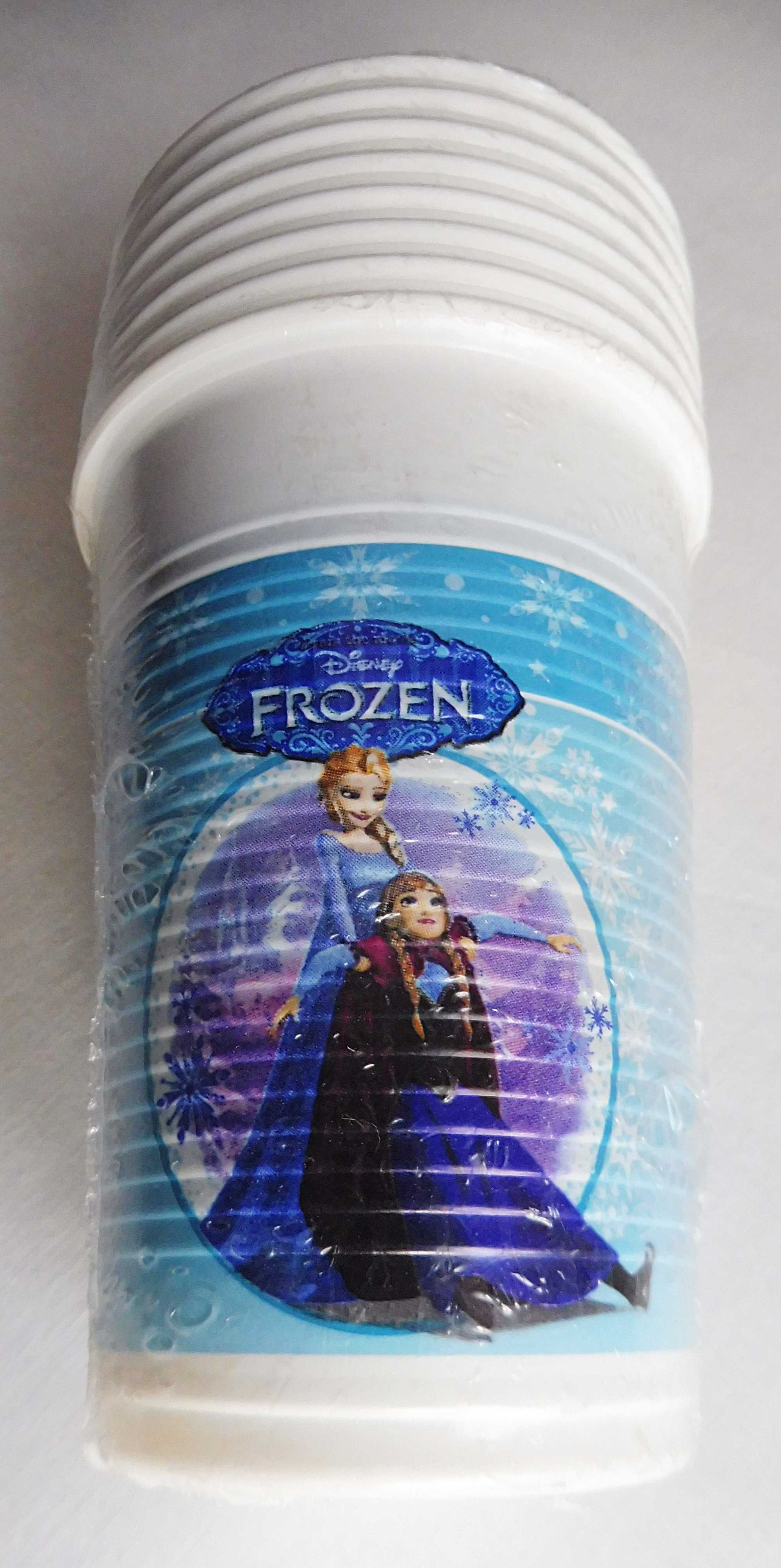 Kubki plastikowe 200ml 8szt. Frozen / Kraina Lodu nowe