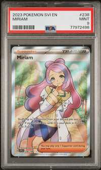 Miriam #238 Pokemon Scarlet & Violet  PSA 9