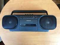Radio stereo FM Samsung ST-125 z magnetofonem kasetowym