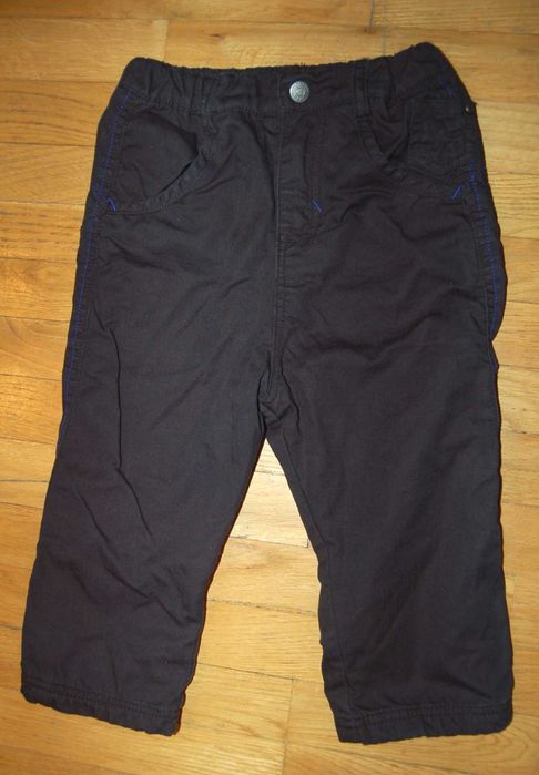 ocieplane spodnie 1,5-2 lata 86 cm