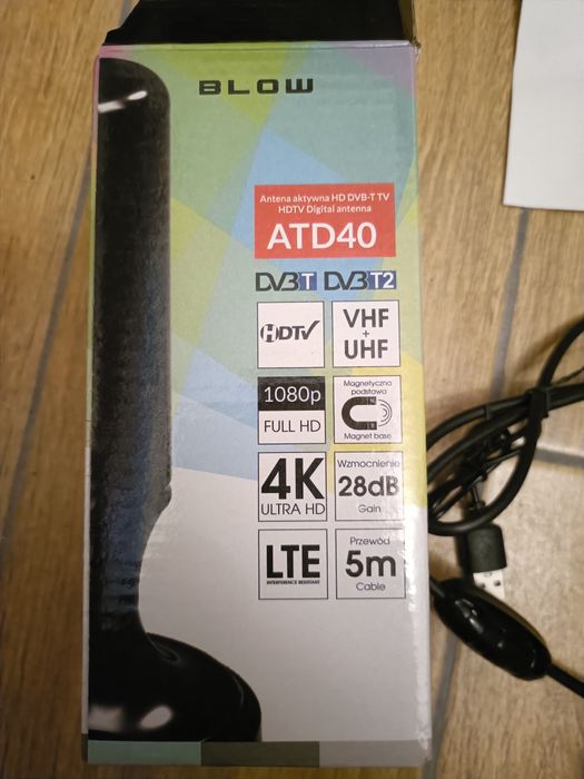 Antena pokojowa DVB-T/DVB-T 2