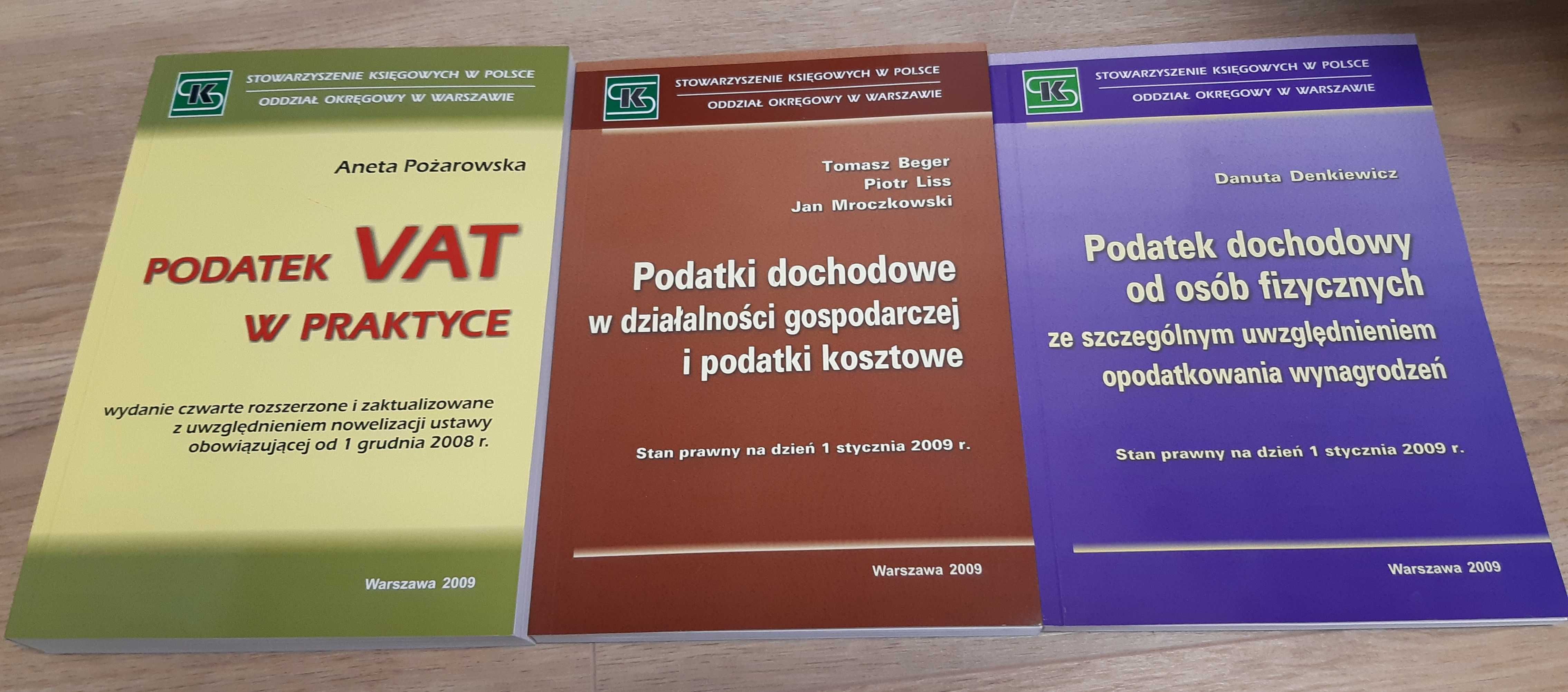 podatek VAT  - podatki dochodowe - podatek od osób fizycznych