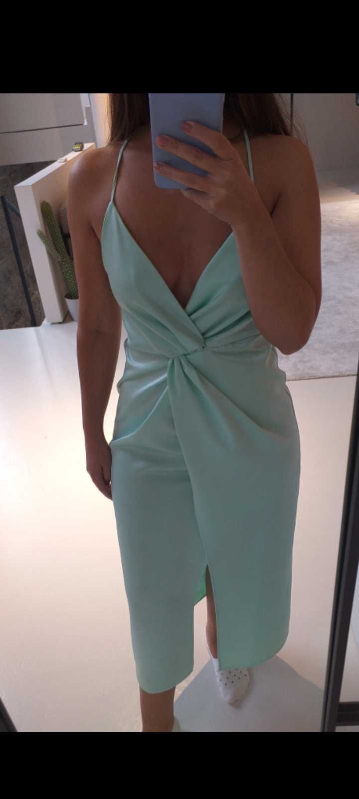 Vestido CAIO menta tam.M