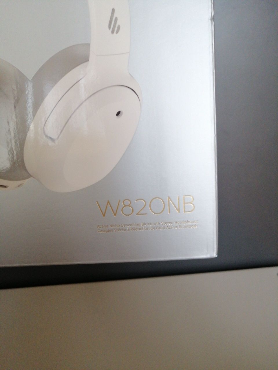 Słuchawki bezprzewodowe Edifier W820NB Bluetooth biały szary