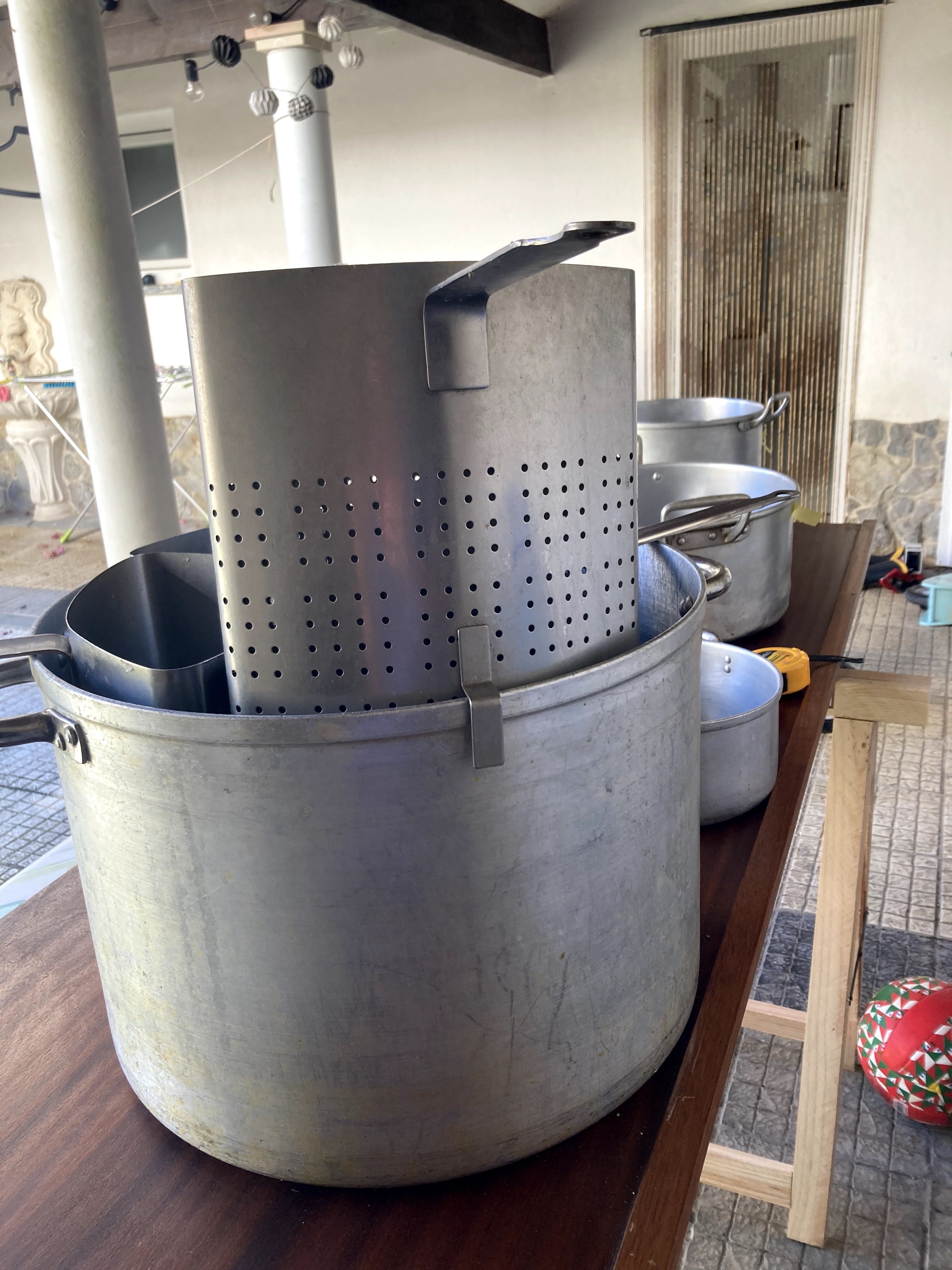 Panela para massas - 4 inserções - diâmetro 42cm