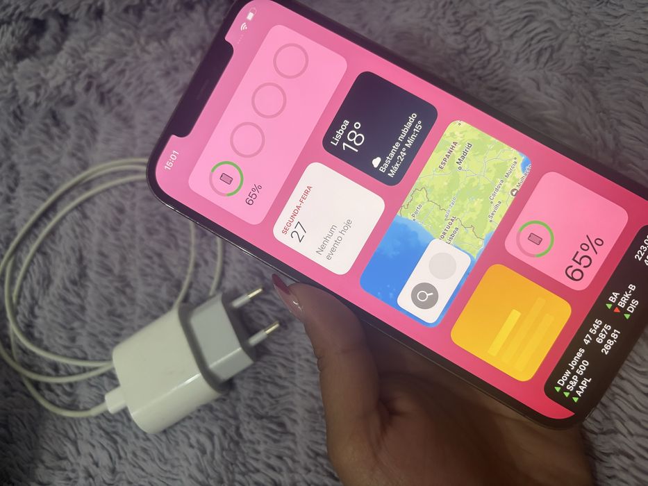 Iphone 12 Pro Max com carregador original