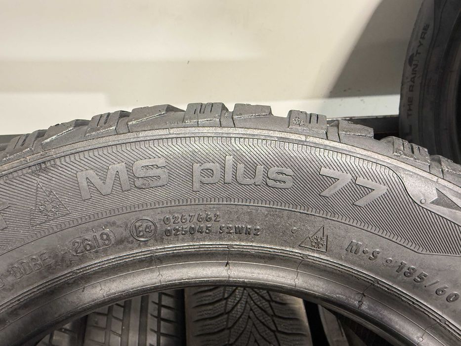 Opony Zimowe 185/60/15 Uniroyal MSPlus77 Komplet #Z349