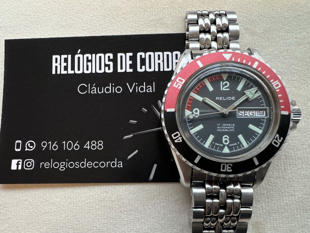 Relógio Relide de Mergulho (N.O.S)