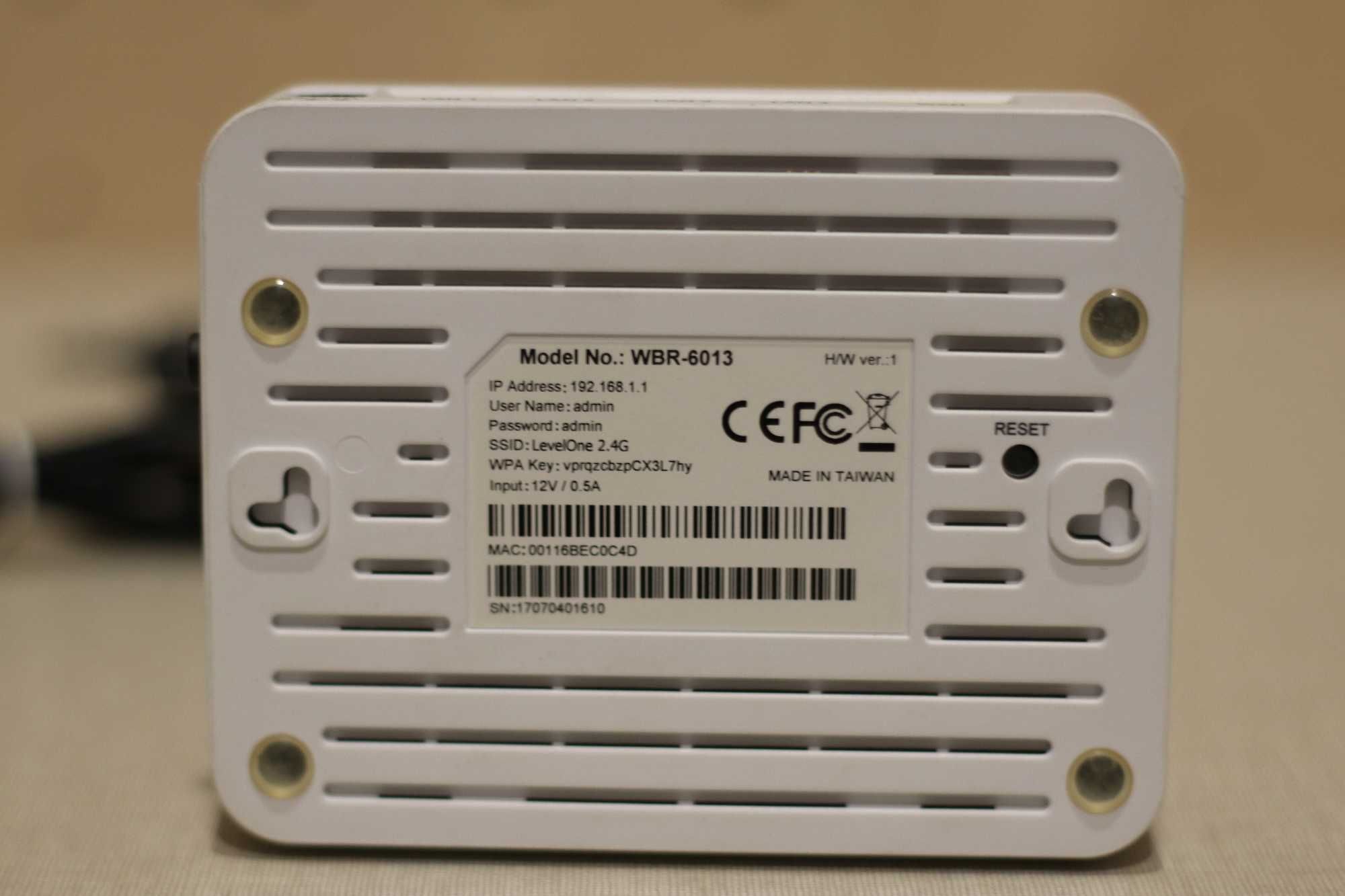 Router Wireless LevelOne WBR-6013