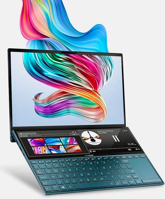 Бизнес ноутбук с 2 сенсорными экранами 4K OLED ASUS ZenBook Pro Duo