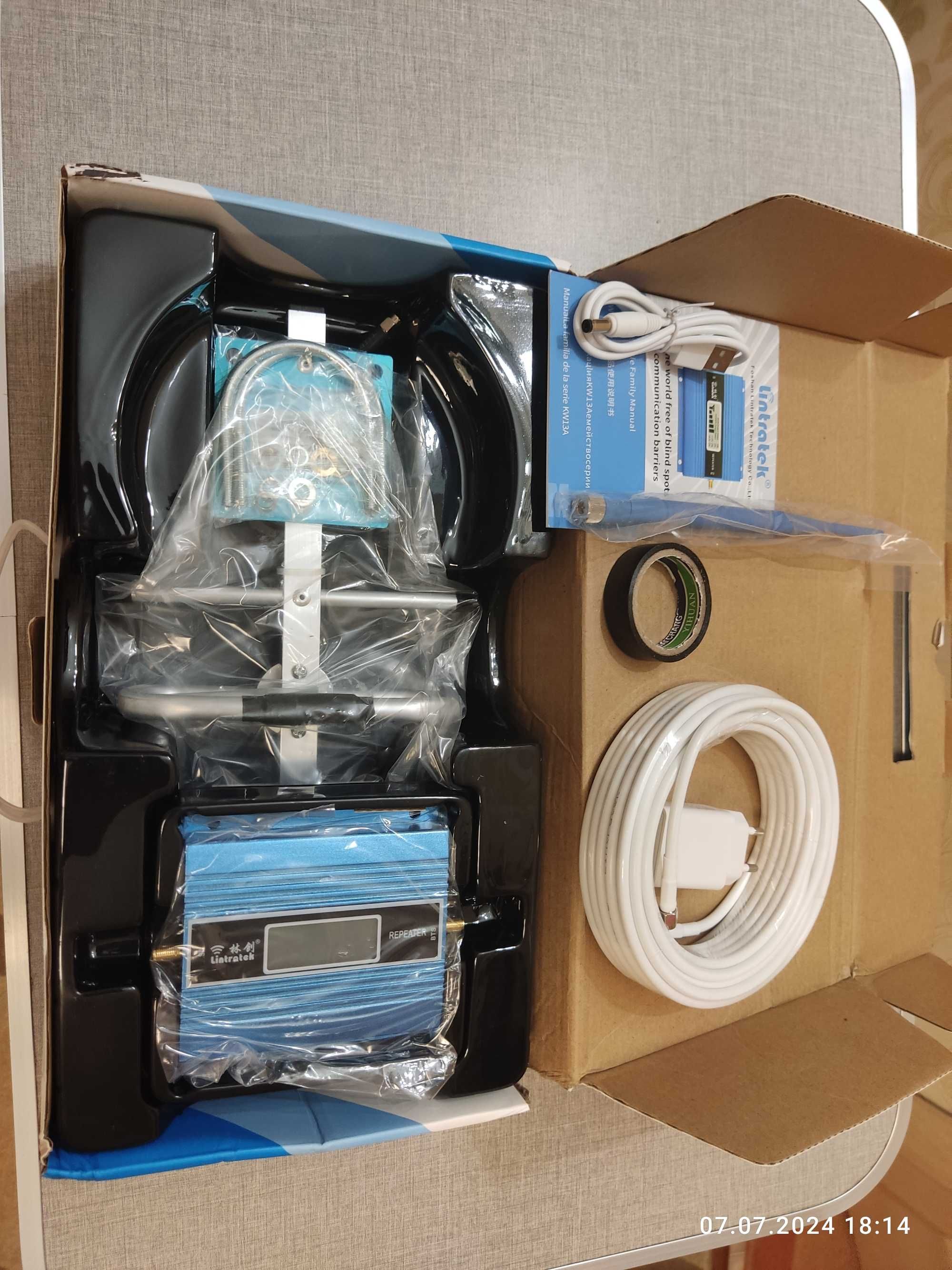 Lintratrek 900 Mhz. 2G/4G Комплект. Репитер.