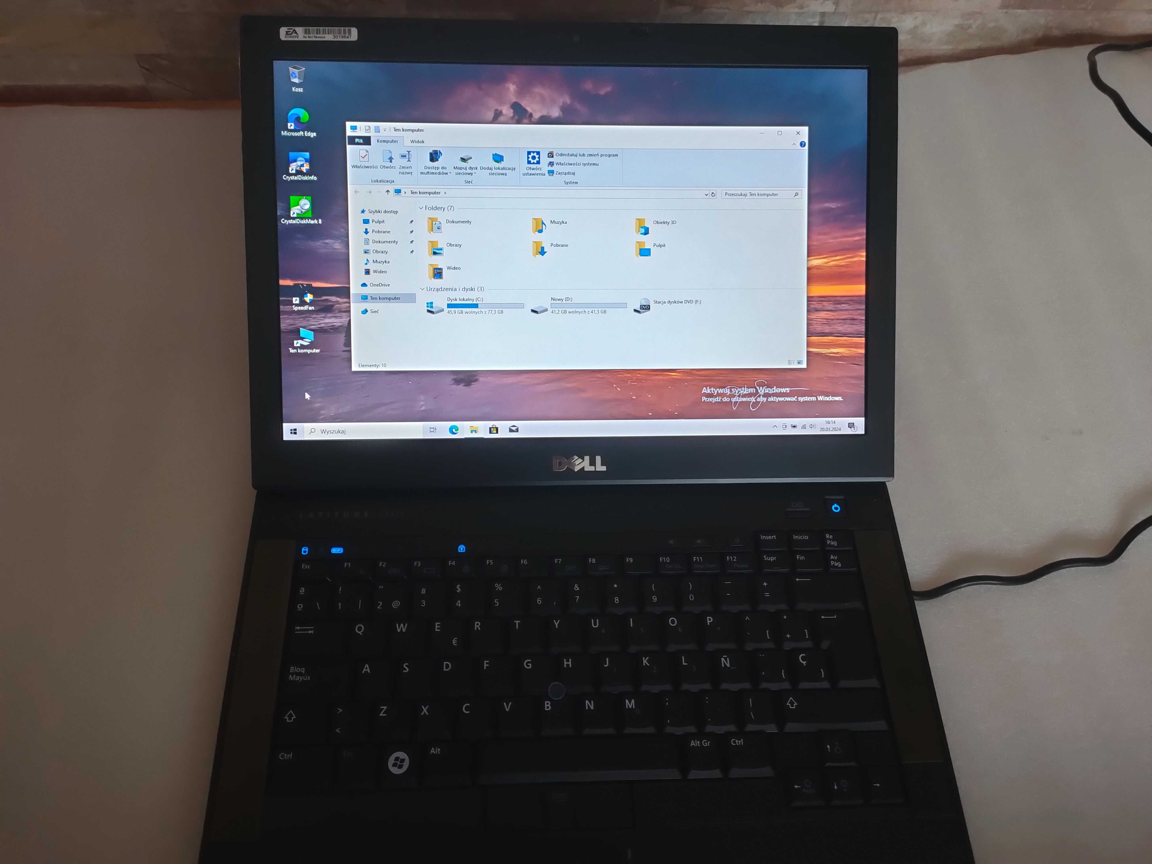 Laptop DELL E6410 Intel Core i7 SSD 120GB Windows 10