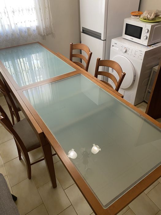 Mesa madeira extensivel