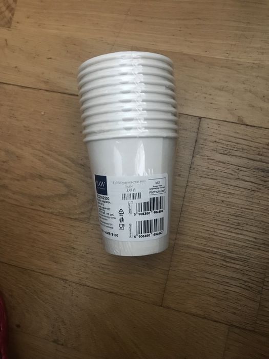 Kubki papierowe 48tkna